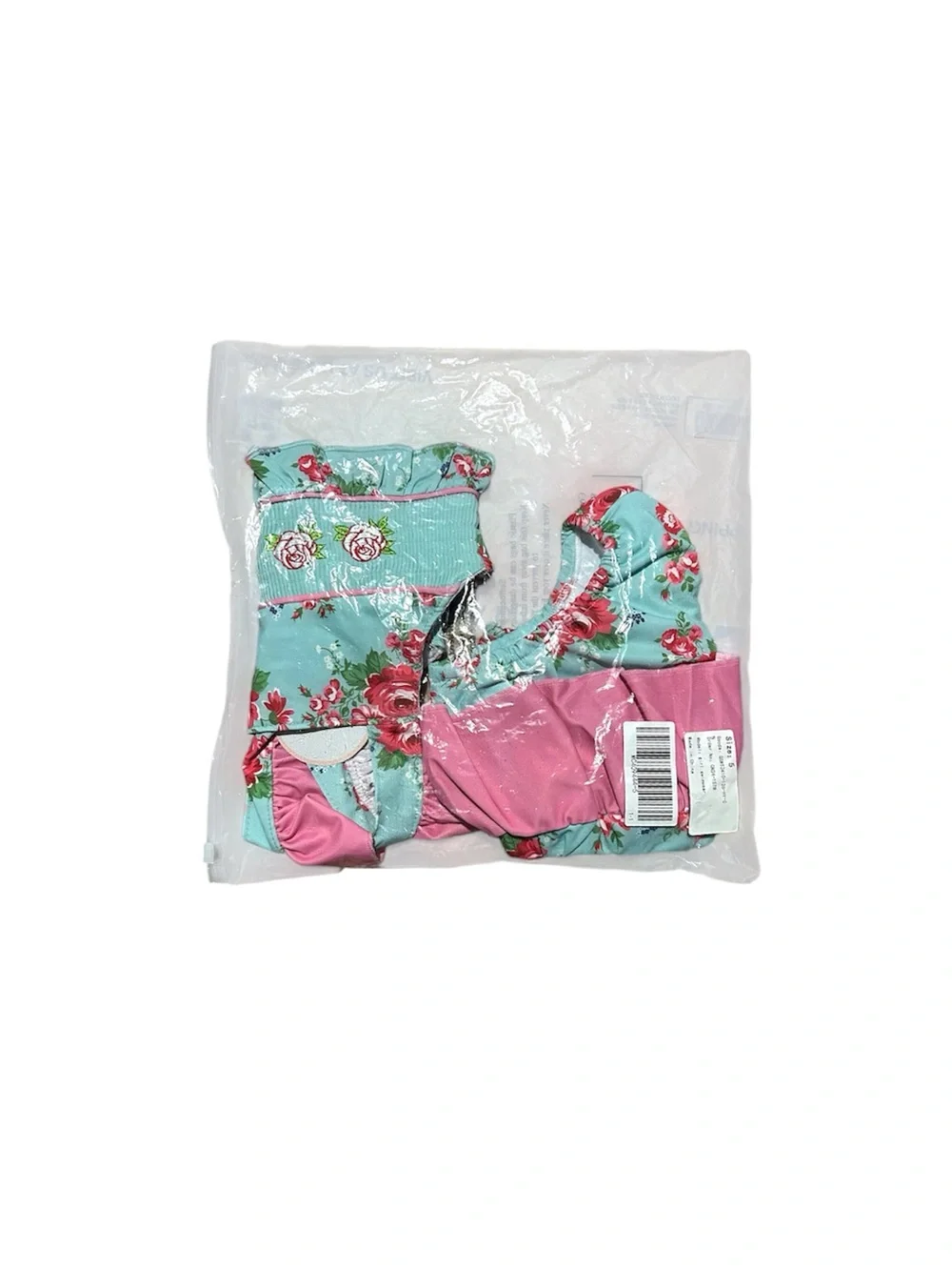 Floral Ruffle Two-Piece Swimsuit - Picture 3 of 3